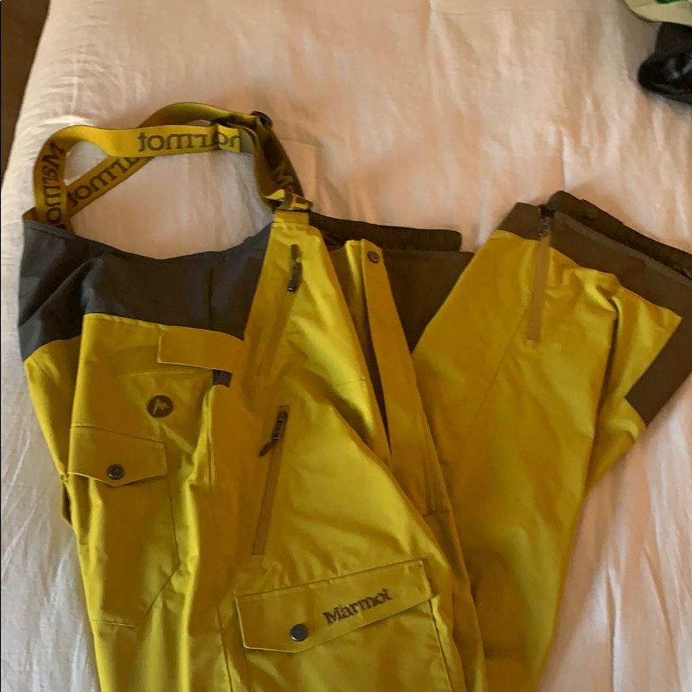 marmot ski bib never used